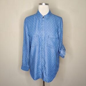 beachlunchlounge Blue Button Down Shirt